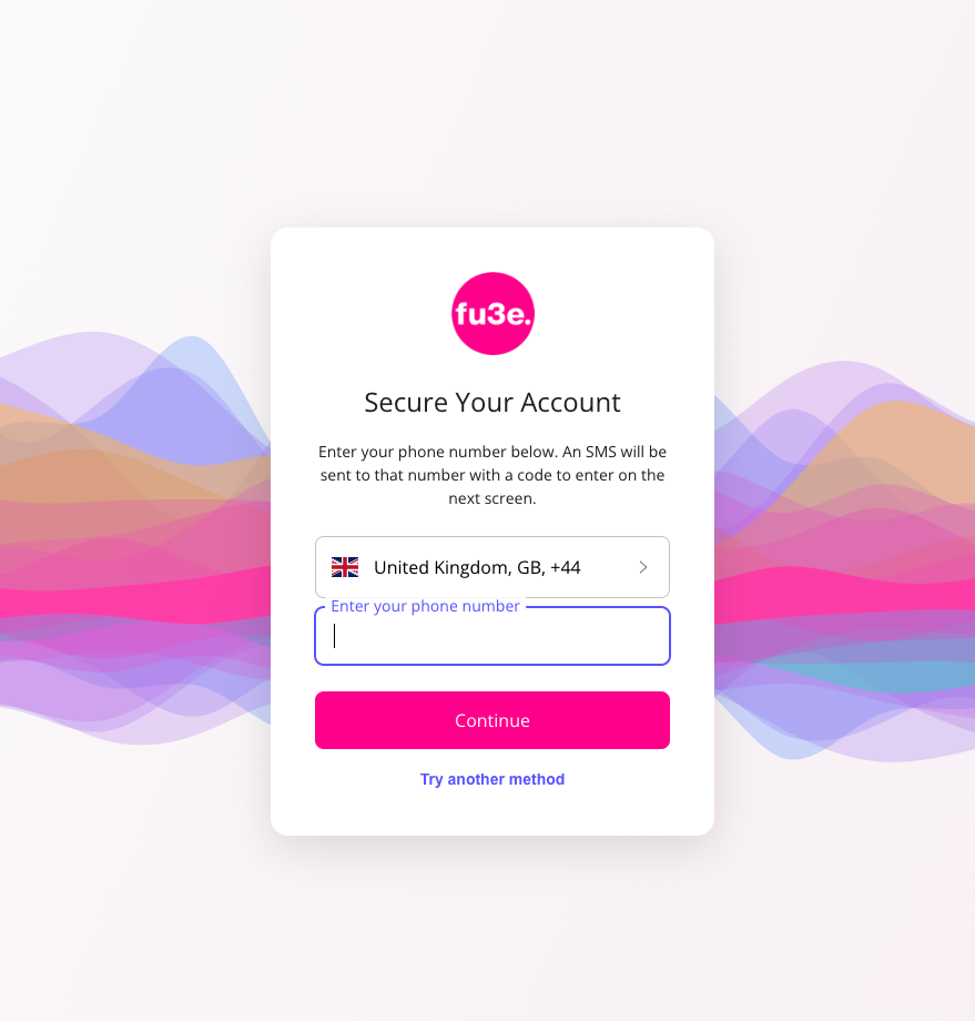 Two factor authentication - 2FA setup